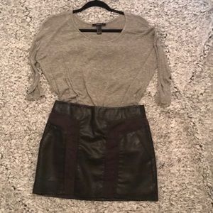 Leather Skirt